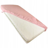 Prześcieradło muślinowe bawełna 60x120cm do łóżeczka niemowlęcego z gumką