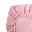 Prześcieradło muślinowe bawełna 60x120cm do łóżeczka niemowlęcego z gumką