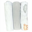 Pieluszki muślinowe duże Plumeri 3x 70×70 cm - większy rozmiar, komfort