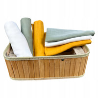 Pieluszki muślinowe duże Plumeri 3x 70×70 cm - większy rozmiar, komfort