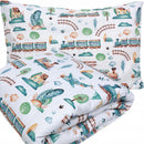 Pościel Bawełniana dla Dzieci 90x120+40x60 pościel do łóżeczka Plumeri