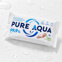 Chusteczki nawilżane Opharm Pure Aqua, 8 × 60 szt.