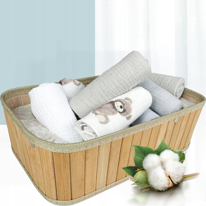 Plumeri Pieluszki muślinowe zestaw kolorów 10 szt. 50x30 cm