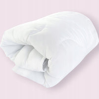 Całoroczny zestaw kołdra 100x135cm płaska poduszka 40x60cm antyalergiczne