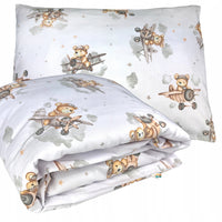 Pościel Bawełniana dla Dzieci 100x135+40x60 pościel do łóżeczka Plumeri