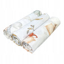 Pieluszki muślinowe duże Plumeri 3x 70×70 cm - większy rozmiar, komfort