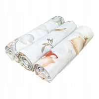 Pieluszki muślinowe duże Plumeri 3x 70×70 cm - większy rozmiar, komfort