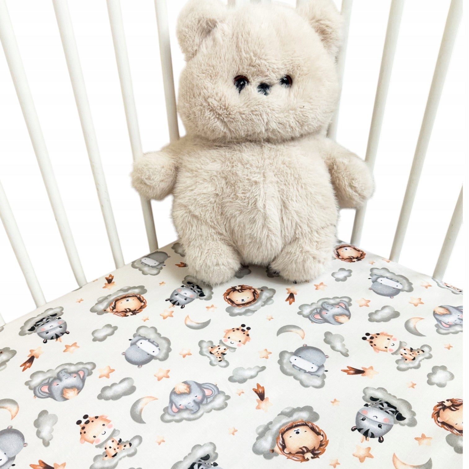 Prześcieradło z gumką 60x120 100% Bawełna przescieradlo do łóżeczka