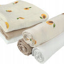 Plumeri Pieluszki muślinowe zestaw kolorów 3 szt. 70x70 cm