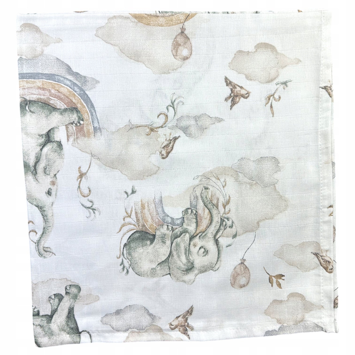 Pieluszki muślinowe duże Plumeri 1x 70×70 cm - większy rozmiar, komfort