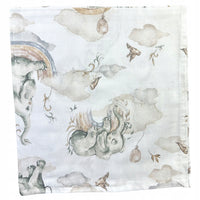 Pieluszki muślinowe duże Plumeri 1x 70×70 cm - większy rozmiar, komfort