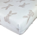 Prześcieradło muślinowe bawełna 60x120cm do łóżeczka niemowlęcego z gumką