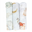 Pieluszki muślinowe duże Plumeri 3x 70×70 cm - większy rozmiar, komfort