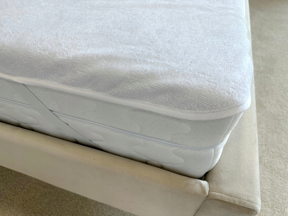 Ochraniacz na materac 120 x 60 cm premium gruby szerokie gumy