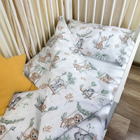 Pościel Bawełniana dla Dzieci 100x135+40x60 pościel do łóżeczka Plumeri