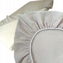 Prześcieradło muślinowe bawełna 60x120cm do łóżeczka niemowlęcego z gumką