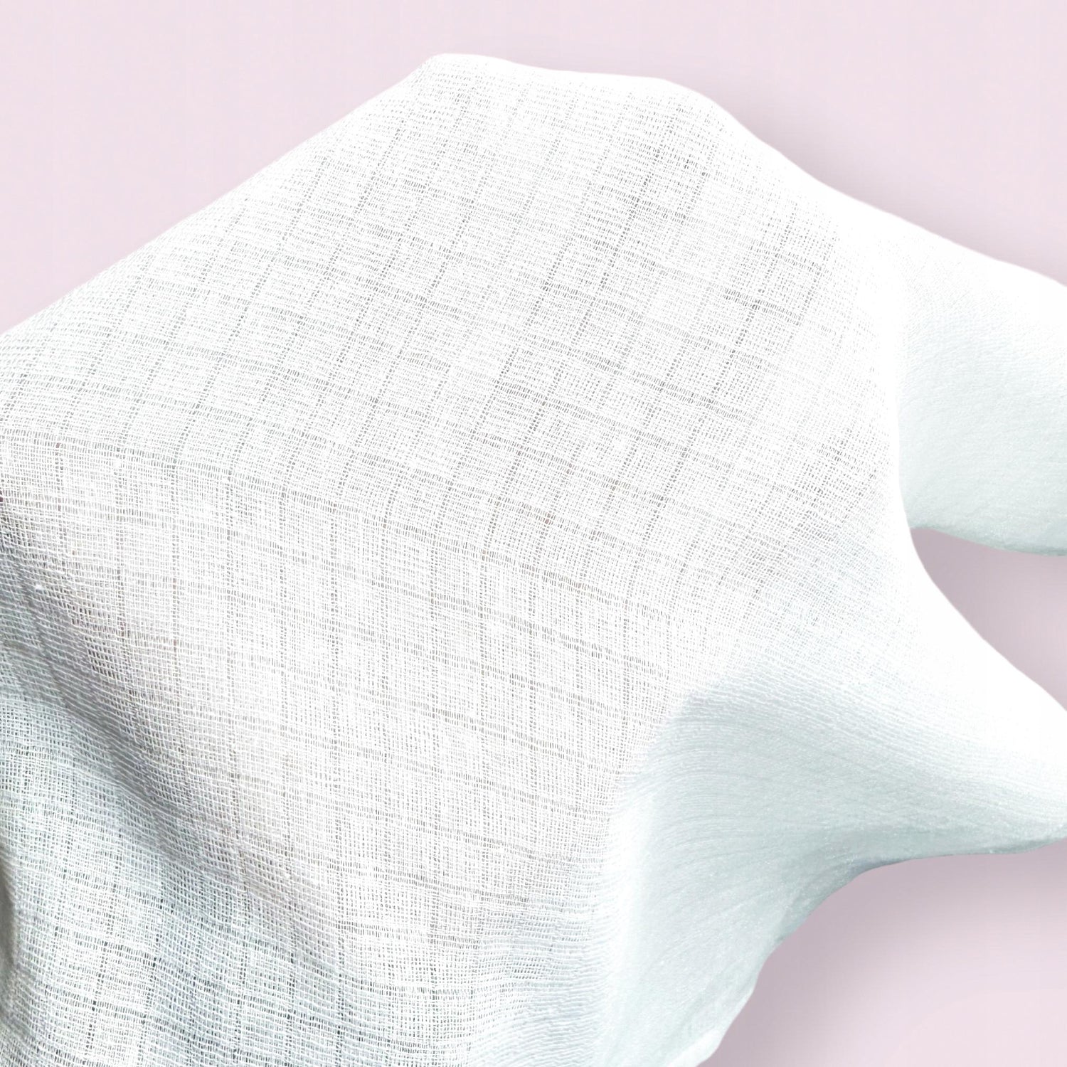 Pieluszki tetrowe 20 szt., 60x80, białe, gęsta kratka | Plumeri