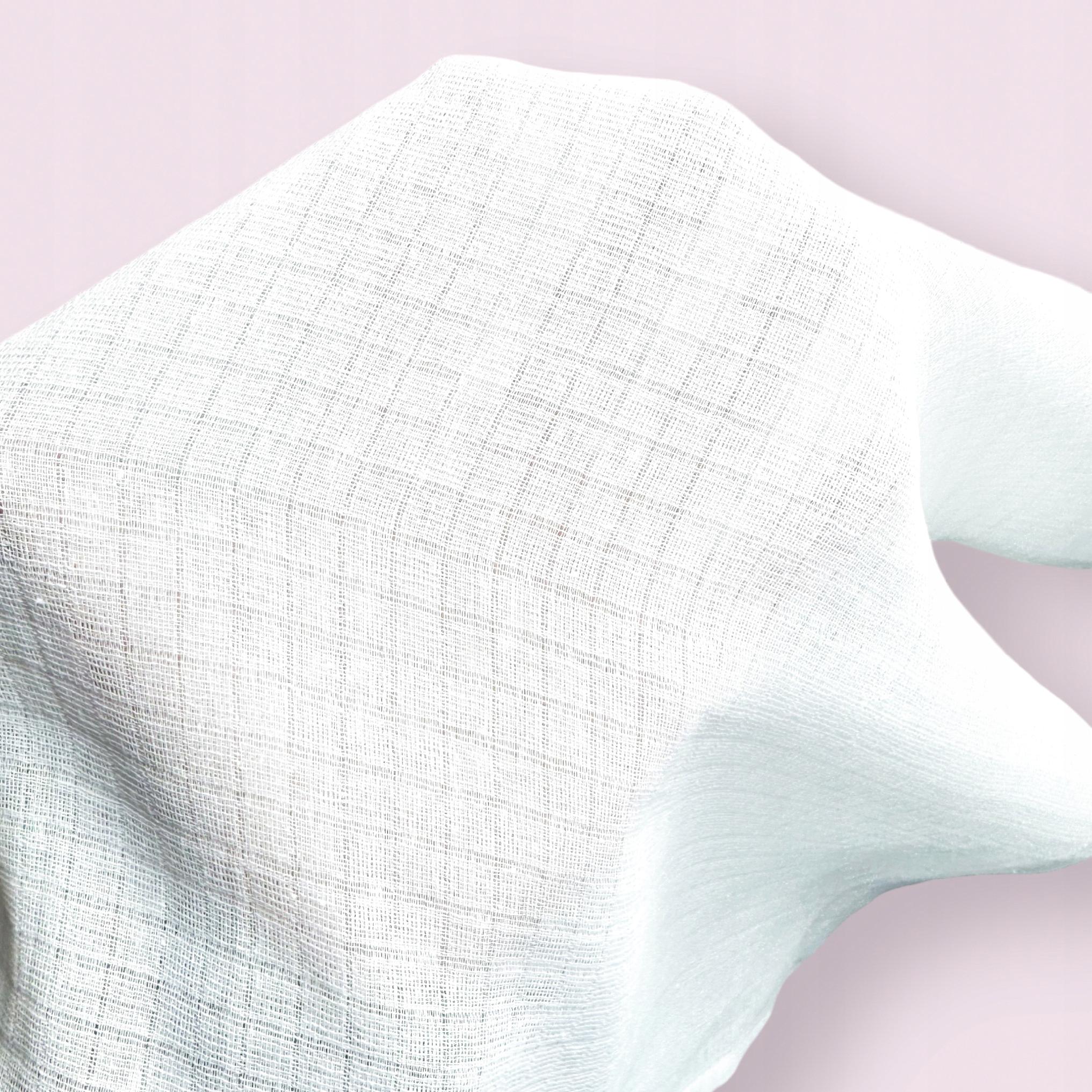 Pieluchy Pieluszki Tetrowe Białe 20szt 60x80cm 100% Bawełna, Gęsta Kratka