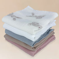 Plumeri Pieluszki muślinowe zestaw kolorów 5 szt. 70x70 cm