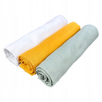 Pieluszki muślinowe duże Plumeri 3x 70×70 cm - większy rozmiar, komfort