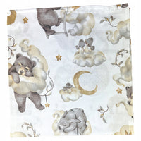 Pieluszki muślinowe duże Plumeri 1x 70×70 cm - większy rozmiar, komfort