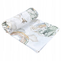 Pieluszka muślinowa duża OTULACZ 120×120 cm Pielucha muślin bawełna