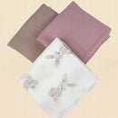 Plumeri Pieluszki muślinowe zestaw kolorów 3 szt. 70x70 cm