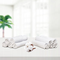 Plumeri Zestaw Pieluszki muślinowe Białe 7 Szt