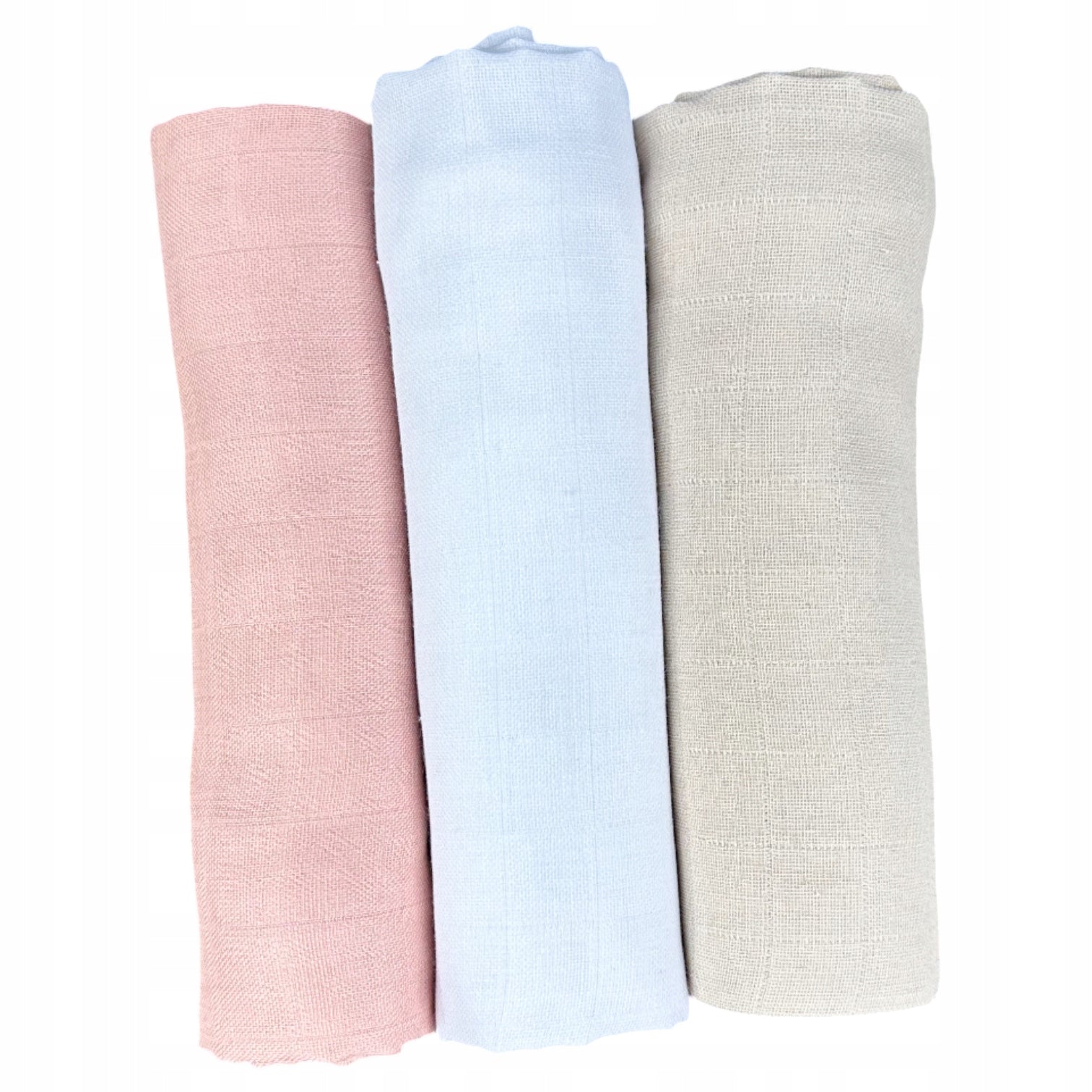 Pieluszki muślinowe duże Plumeri 3x 70×70 cm - większy rozmiar, komfort