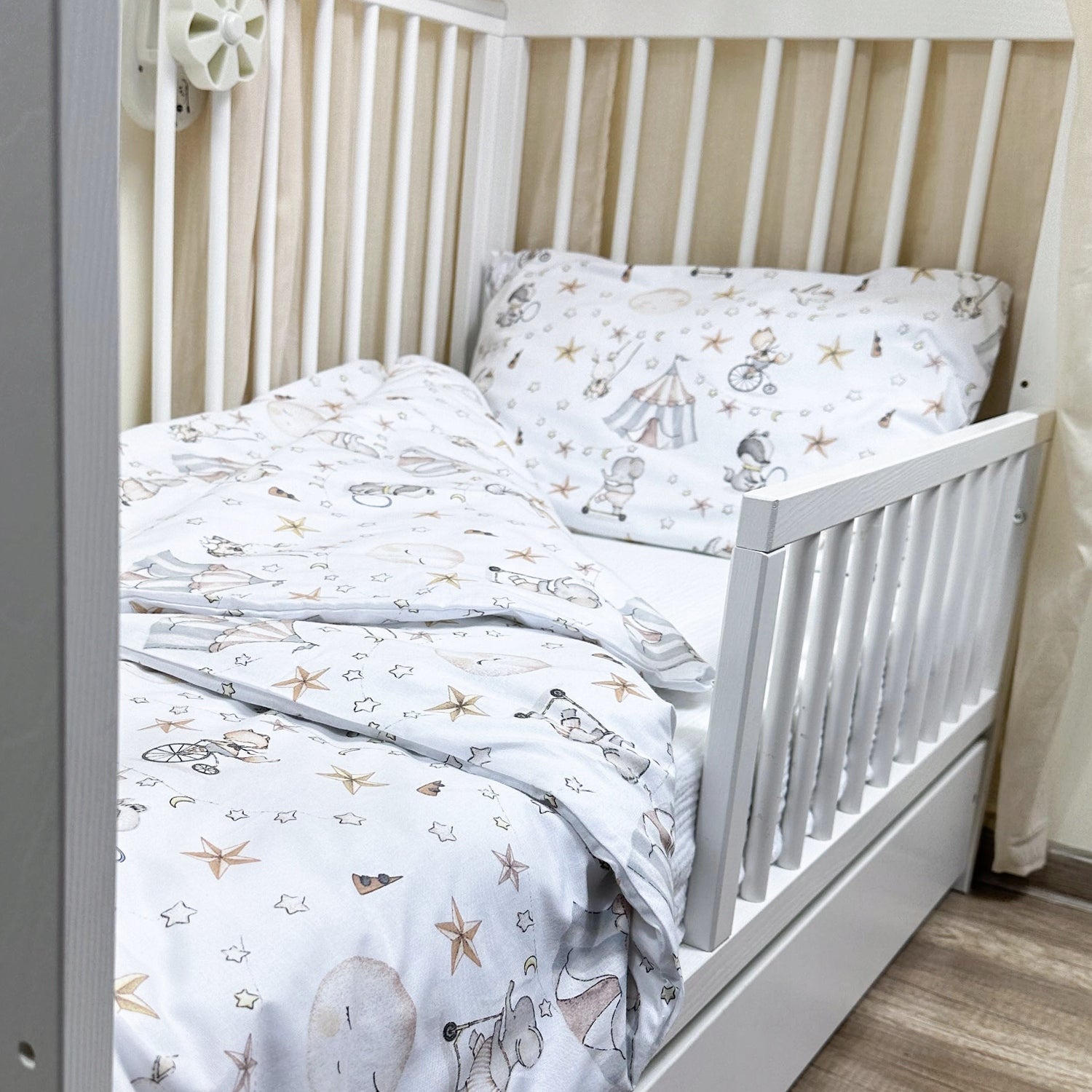 Pościel Bawełniana dla Dzieci 100x135+40x60 pościel do łóżeczka Plumeri