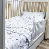 Pościel Bawełniana dla Dzieci 100x135+40x60 pościel do łóżeczka Plumeri