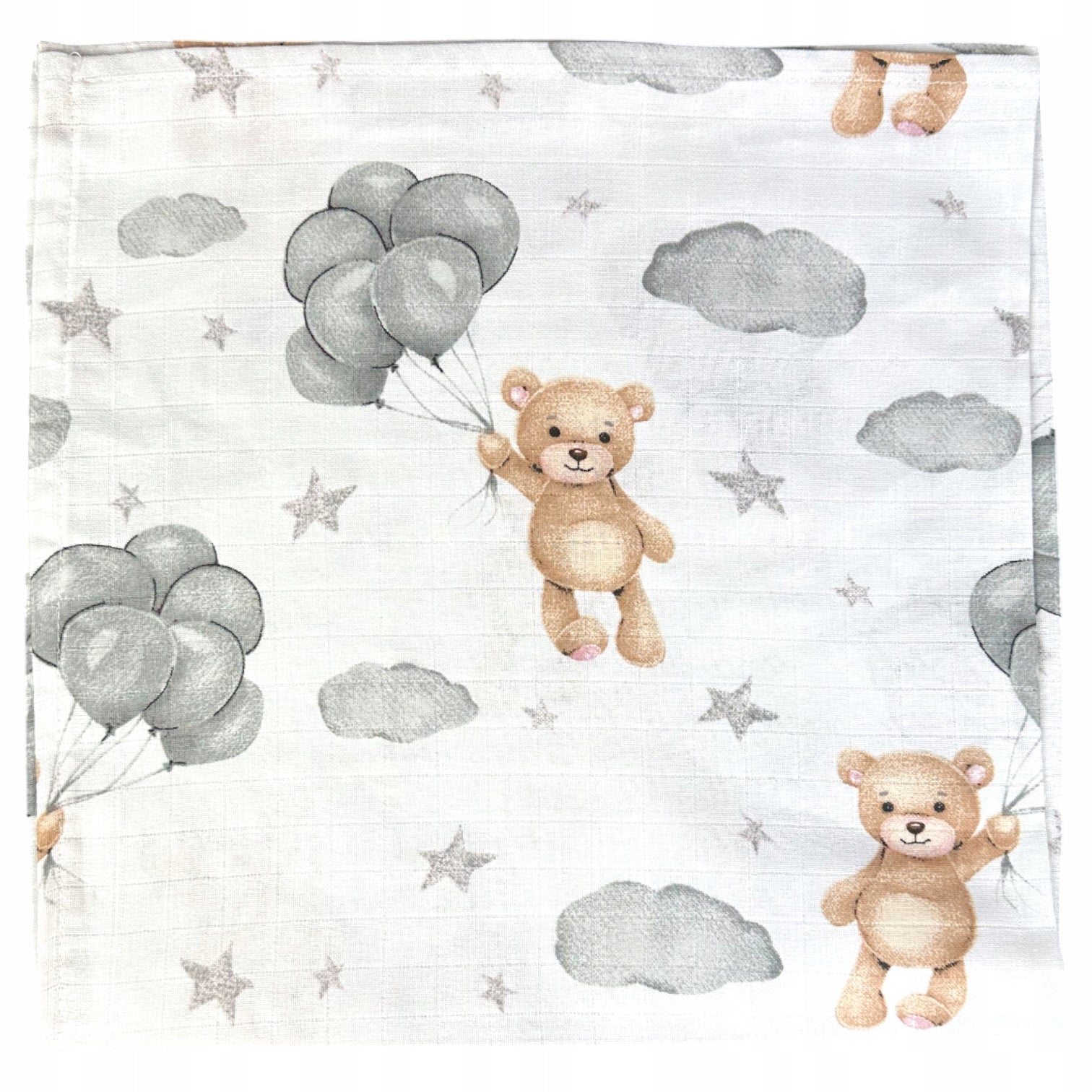 Pieluszki muślinowe duże Plumeri 1x 70×70 cm - większy rozmiar, komfort