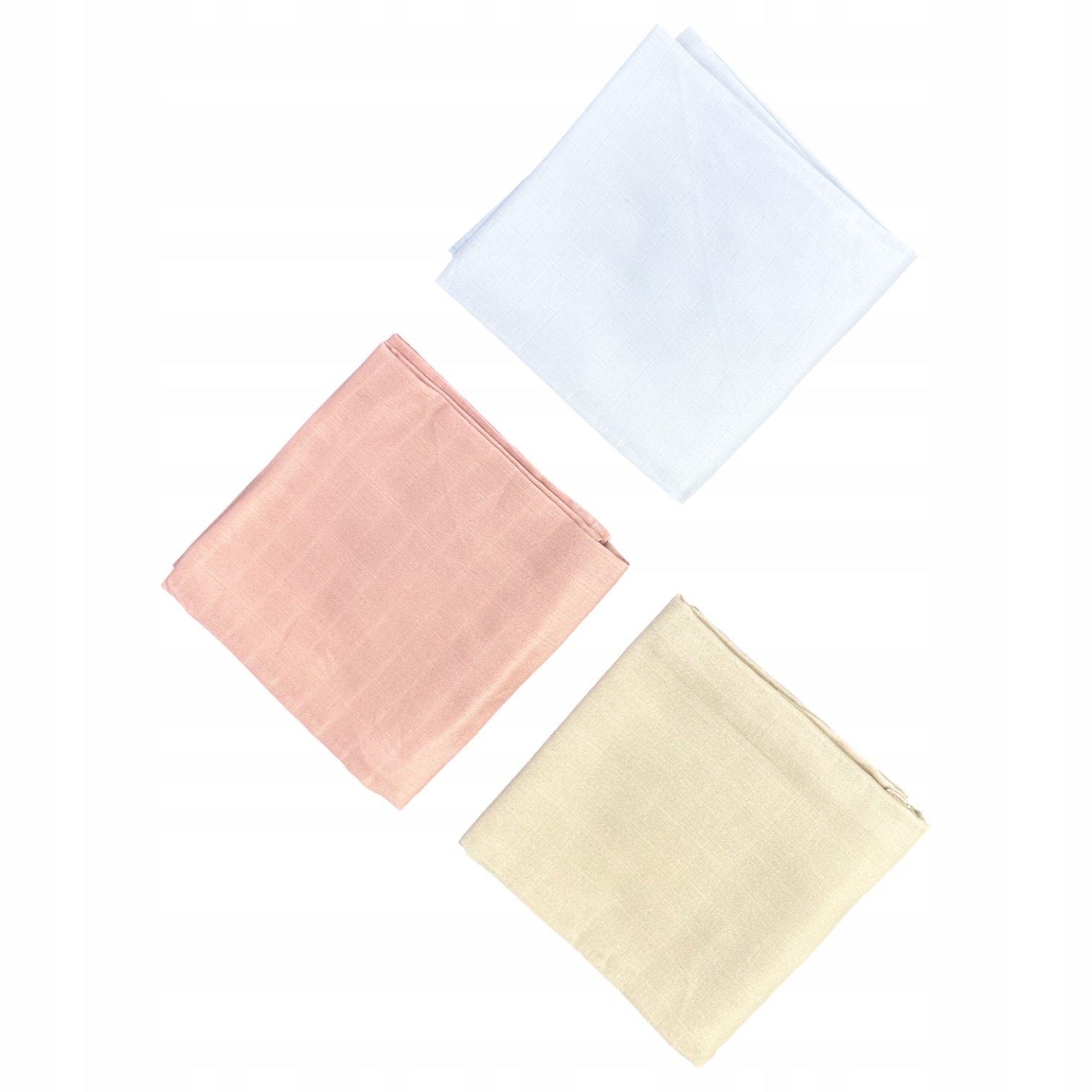 Pieluszki muślinowe duże Plumeri 3x 70×70 cm - większy rozmiar, komfort