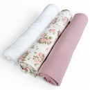 Plumeri Pieluszki muślinowe zestaw kolorów 3 szt. 70x70 cm