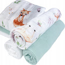 Plumeri Pieluszki muślinowe zestaw kolorów 3 szt. 70x70 cm