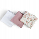 Plumeri Pieluszki muślinowe zestaw kolorów 3 szt. 70x70 cm