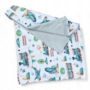 Plumeri Dwustronny Kocyk Minky dla Niemowląt , Kocyk do fotelika