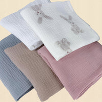 Plumeri Pieluszki muślinowe zestaw kolorów 5 szt. 70x70 cm