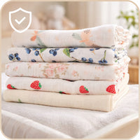 Plumeri Pieluszki muślinowe zestaw kolorów 5 szt. 70x70 cm