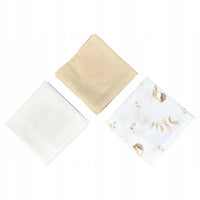 Pieluszki muślinowe duże Plumeri 3x 70×70 cm - większy rozmiar, komfort