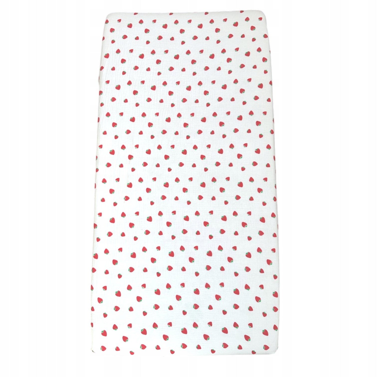 Prześcieradło muślinowe bawełna 60x120cm do łóżeczka niemowlęcego z gumką