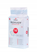 Podkłady chłonne na przewijak 60x40 Super chłonne białe delikatne 10szt