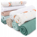 Plumeri Pieluszki muślinowe zestaw kolorów 5 szt. 70x70 cm