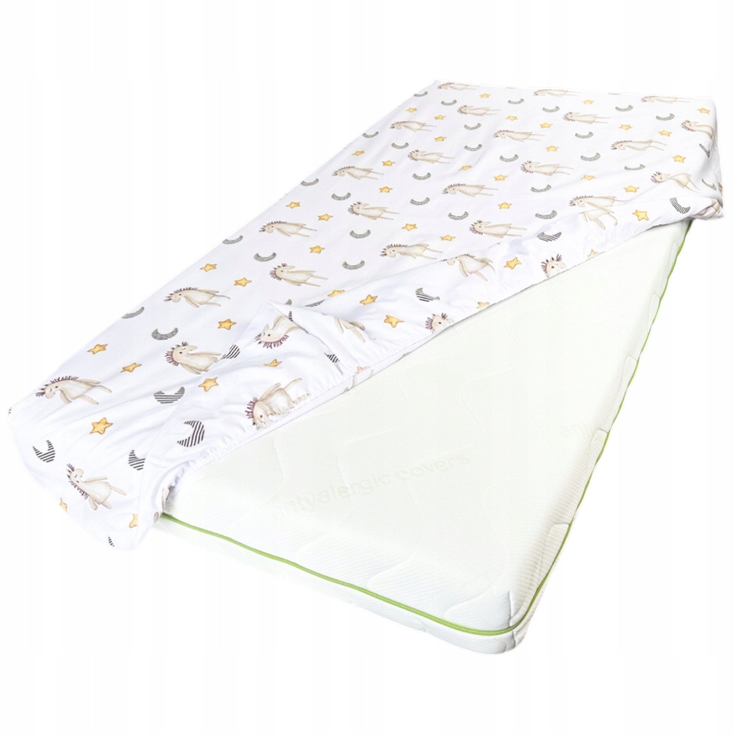 Prześcieradło z gumką 60x120 100% Bawełna przescieradlo do łóżeczka