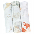 Pieluszki muślinowe duże Plumeri 3x 70×70 cm - większy rozmiar, komfort