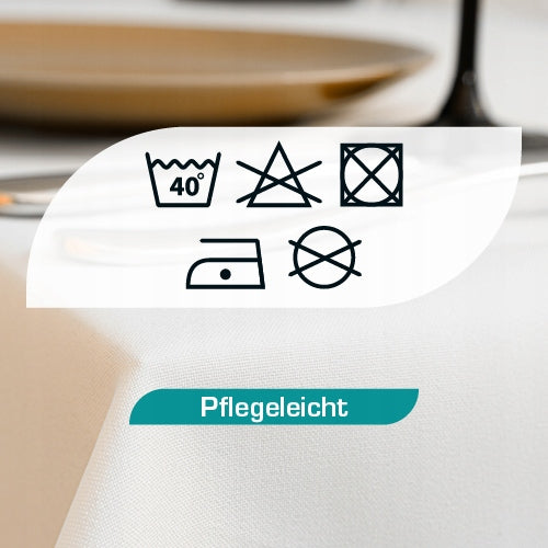 Obrus Biały plamoodporny klasyczny 130x180 cm