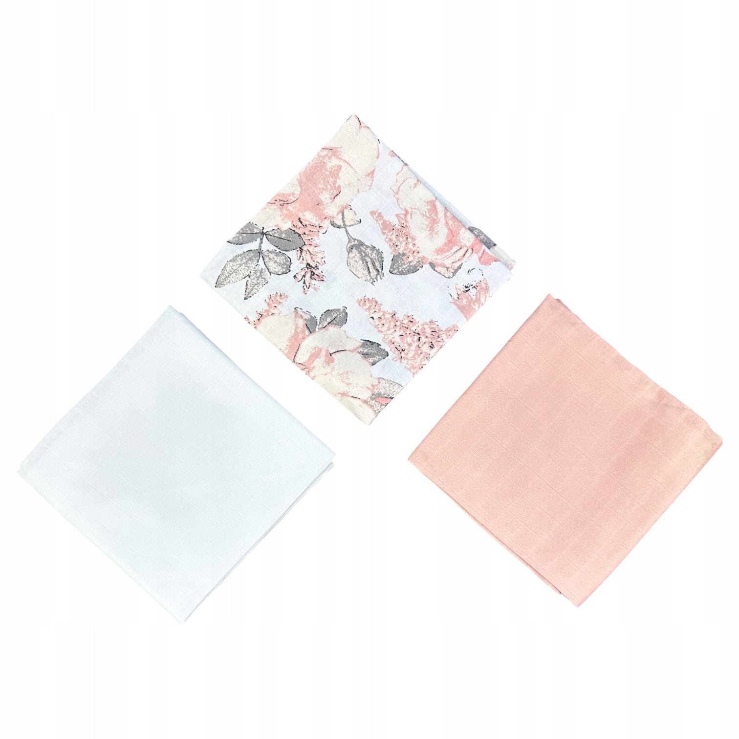 Pieluszki muślinowe duże Plumeri 3x 70×70 cm - większy rozmiar, komfort