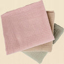 Plumeri Pieluszki muślinowe zestaw kolorów 3 szt. 70x70 cm