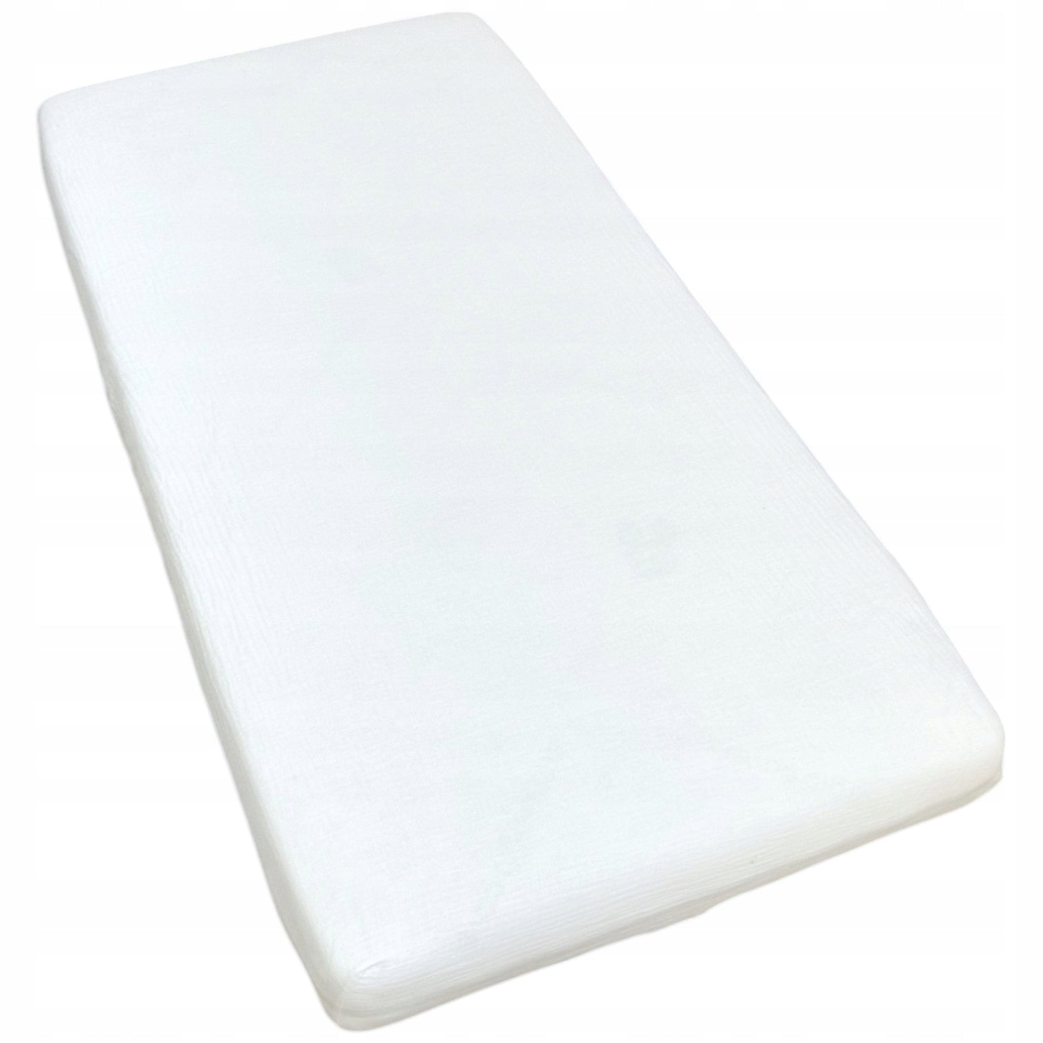 Prześcieradło muślinowe bawełna 60x120cm do łóżeczka niemowlęcego z gumką