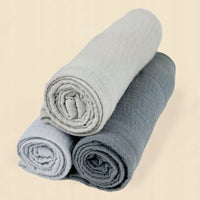 Plumeri Pieluszki muślinowe zestaw kolorów 3 szt. 70x70 cm